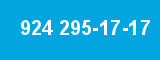 924 295-17-17